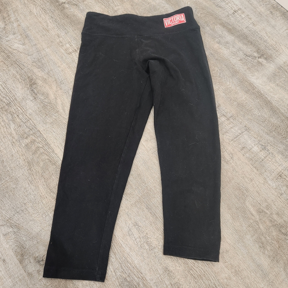 Victoria's Secret Victoria Sport Black Leggings Size Small